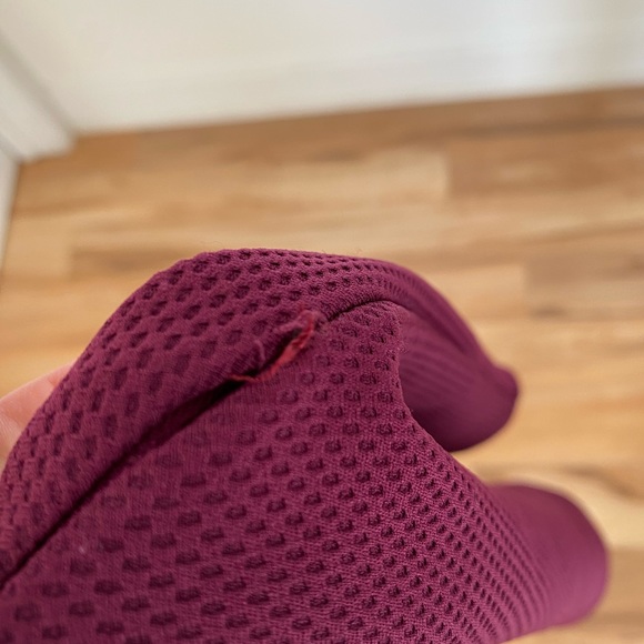 Burgundy bow back mini dress - Picture 3 of 3